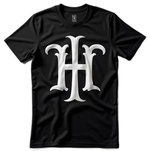 logo, front, shirt, white transparent PNG cut-out