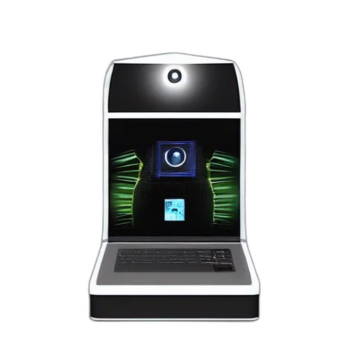 robot, 3d render, futuristic, computer transparent PNG cut-out