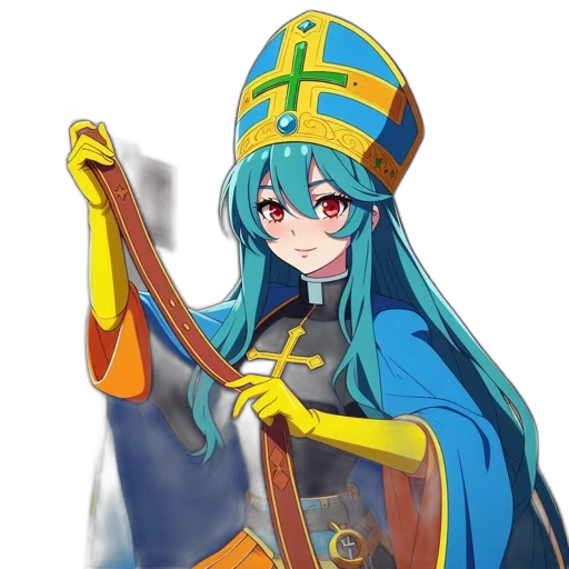 sword, staff, crown, weapon, anime, concept art, pixel art, fantasy art transparent PNG cut-out