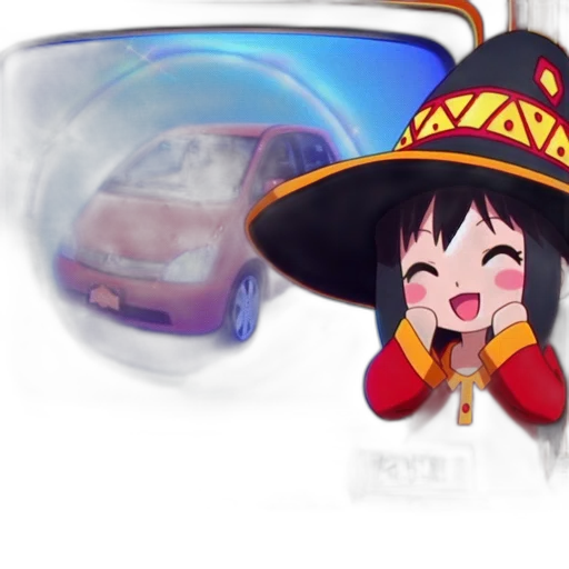 hat, car, weapon, anime, concept art, fantasy art, pixel art, fire transparent PNG cut-out