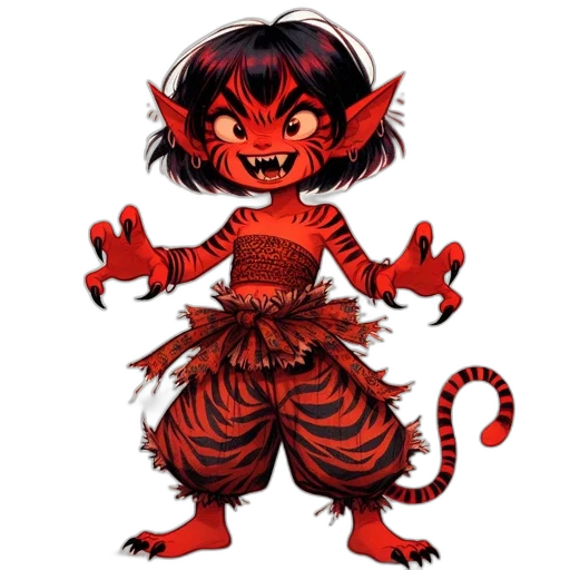 creature, dragon, animal, concept art, fantasy art, comic book art, pixel art, red transparent PNG cut-out