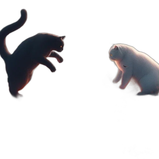 creature, animal, 3d render, concept art, photorealistic, fantasy art, two, colossal transparent PNG cut-out