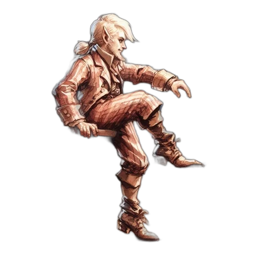 jacket, staff, weapon, face, concept art, pixel art, fantasy art, comic book art transparent PNG cut-out