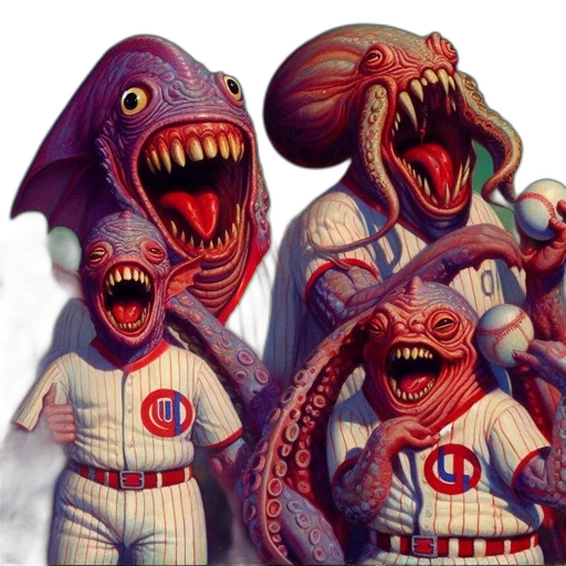 creature, concept art, image, team, hybrid, octophumanoid, characters, wear transparent PNG cut-out