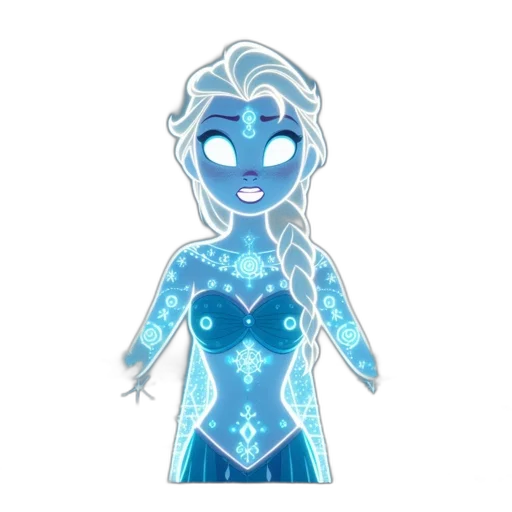 robot, jewelry, concept art, pixel art, fantasy art, 3d render, blue, pastel transparent PNG cut-out