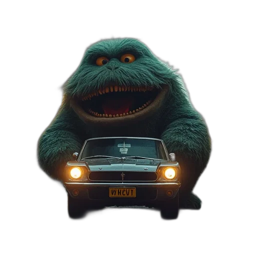 car, creature, animal, dragon transparent PNG cut-out