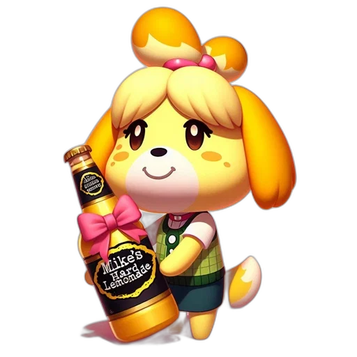 bottle, animal, food, dress, 3d render, pixel art, concept art, cartoon transparent PNG cut-out
