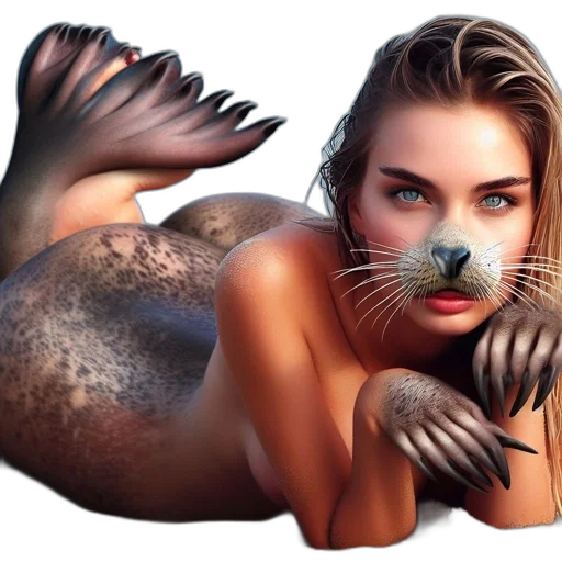 animal, creature, dragon, hair, photorealistic, fantasy art, concept art, 3d render transparent PNG cut-out