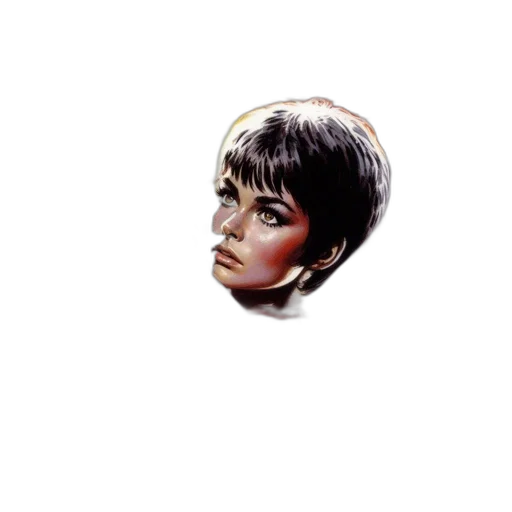 face, hair, mask, photorealistic, pixel art, comic book art, vaporwave, outer space transparent PNG cut-out