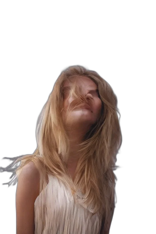 hair, face, mask, dress transparent PNG cut-out