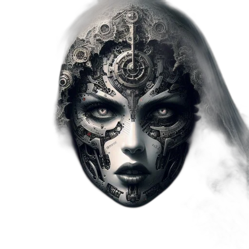 mask, face, crown, jewelry, fantasy art, concept art, photorealistic, comic book art transparent PNG cut-out
