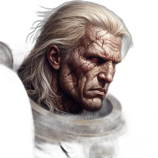face, hair, dragon, sword, fantasy art, concept art, photorealistic, comic book art transparent PNG cut-out