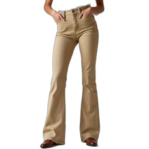 staff, jacket, 3d render, earth tones, basic, pants, flared, jeans transparent PNG cut-out