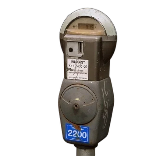 robot, staff, bottle, weapon, 3d render, parking, meter, number transparent PNG cut-out
