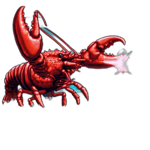 dragon, weapon, creature, staff, concept art, pixel art, 3d render, fantasy art transparent PNG cut-out