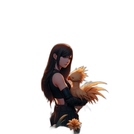 hair, animal, creature, weapon, concept art, fantasy art, pixel art, comic book art transparent PNG cut-out