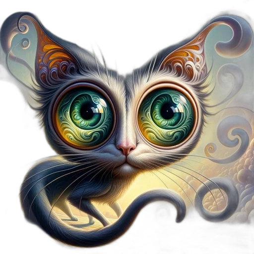 mask, creature, animal, dragon, fantasy art, concept art, photorealistic, oil painting transparent PNG cut-out