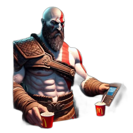 food, weapon, concept art, fantasy art, pixel art, 3d render, red, inside transparent PNG cut-out