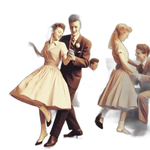 dress, concept art, 3d render, photorealistic, earth tones, old-fashioned, diner, two transparent PNG cut-out