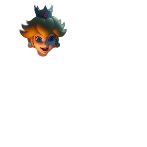 crown, mask, face, weapon, pixel art, concept art, 3d render, fantasy art transparent PNG cut-out