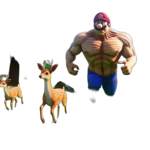 creature, animal, concept art, 3d render, fantasy art, pixel art, verdant, landscape transparent PNG cut-out