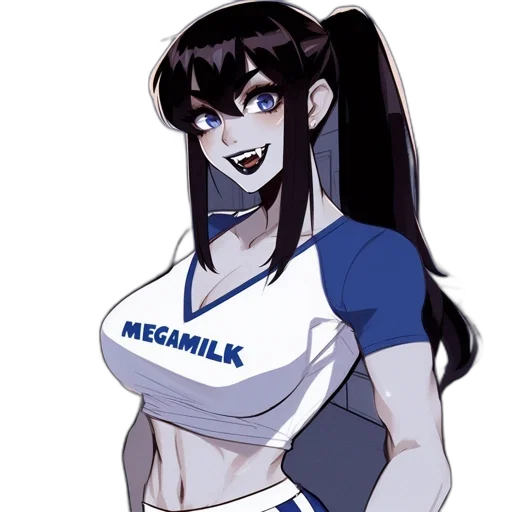 anime, cartoon, concept art, pixel art, blue, monochrome, animated, female transparent PNG cut-out