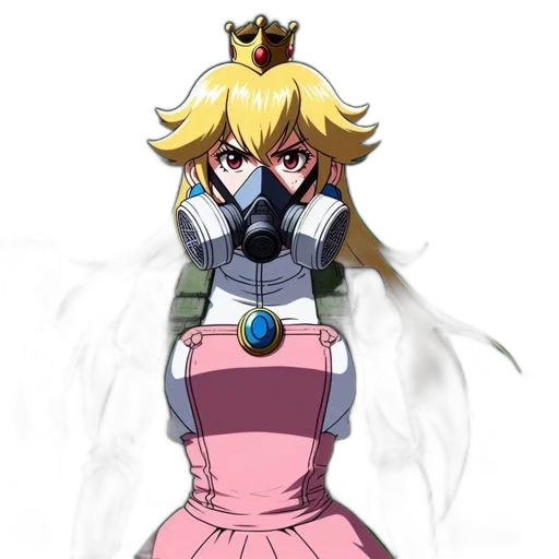 crown, dress, robot, staff, concept art, anime, pixel art, cartoon transparent PNG cut-out