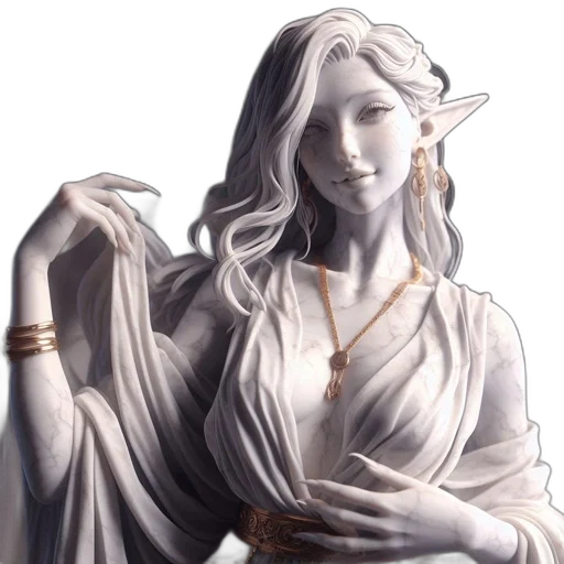 jewelry, staff, dragon, dress, fantasy art, concept art, pixel art, photorealistic transparent PNG cut-out