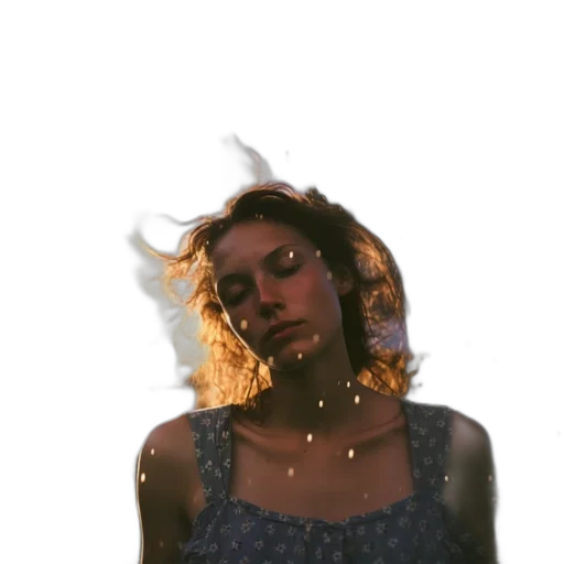 crown, face, mask, hair, photorealistic, concept art, 3d render, vaporwave transparent PNG cut-out