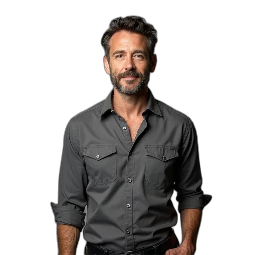 jacket, staff, animal, face, actor, jeff, frey, wearing transparent PNG cut-out