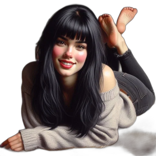 face, creature, photorealistic, oil painting, fantasy art, concept art, dark, pastel transparent PNG cut-out