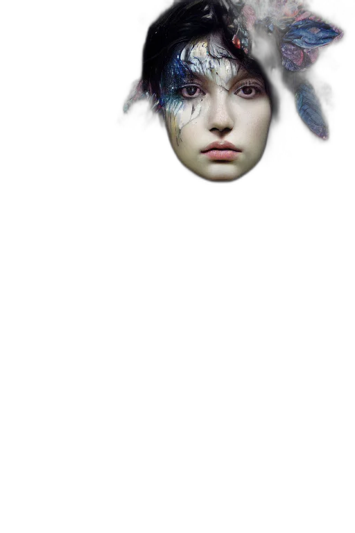 face, mask, creature, hat transparent PNG cut-out