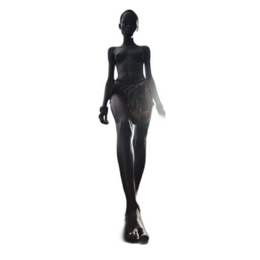 dress, jewelry, 3d render, concept art, african, tribal, gathering, takes transparent PNG cut-out