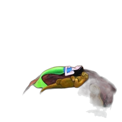 animal, creature, dragon, hat, 3d render, concept art, photorealistic, vaporwave transparent PNG cut-out