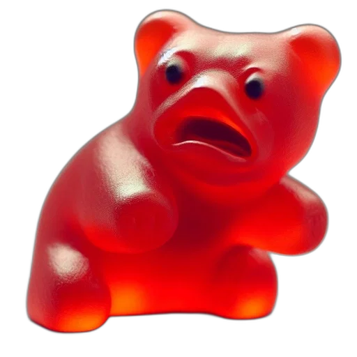 creature, animal, face, mask, 3d render, photorealistic, vaporwave, concept art transparent PNG cut-out