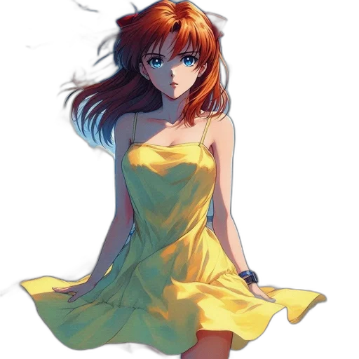 dress, crown, anime, watercolor, concept art, pixel art, fire, neon lights transparent PNG cut-out