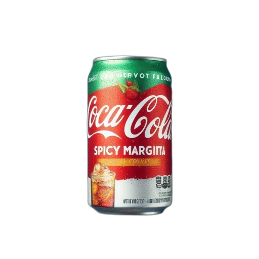 bottle, food, weapon, 3d render, photorealistic, vaporwave, coca-cola, can transparent PNG cut-out