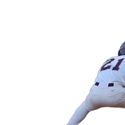 3d render, baseball, player, white transparent PNG cut-out