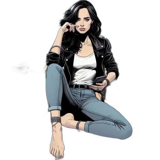 comic book art, cartoon, concept art, photorealistic, woman, minimalist, kitchen, environment transparent PNG cut-out