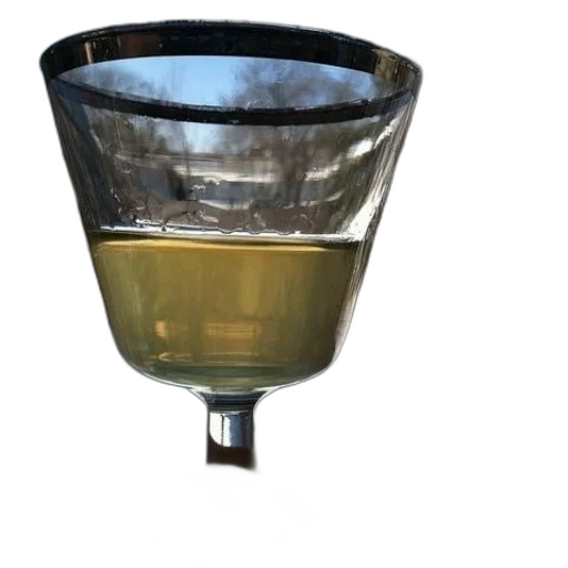 bottle, crown, umbrella, staff, 3d render, hand, holds, glass transparent PNG cut-out