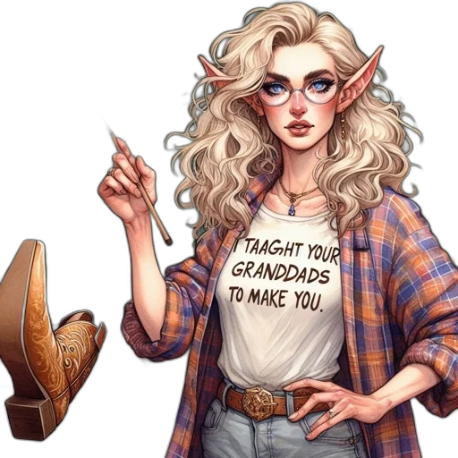 weapon, dragon, fantasy art, concept art, comic book art, pixel art, elf-like, character transparent PNG cut-out