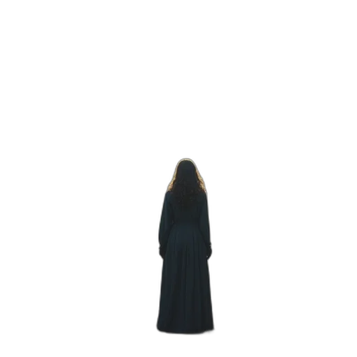 dress, jacket, staff, hair, concept art, pixel art, 3d render, fog transparent PNG cut-out