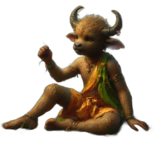 dragon, creature, staff, animal transparent PNG cut-out
