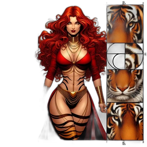 fantasy art, concept art, comic book art, pixel art, fire, red, earth tones, individual transparent PNG cut-out