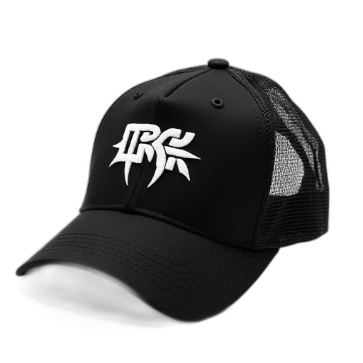 hat, 3d render, cyberpunk, logo transparent PNG cut-out