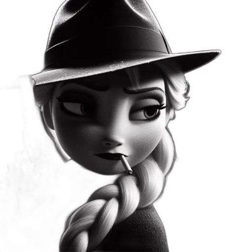 hat, face, staff, mask, cartoon, concept art, comic book art, photorealistic transparent PNG cut-out