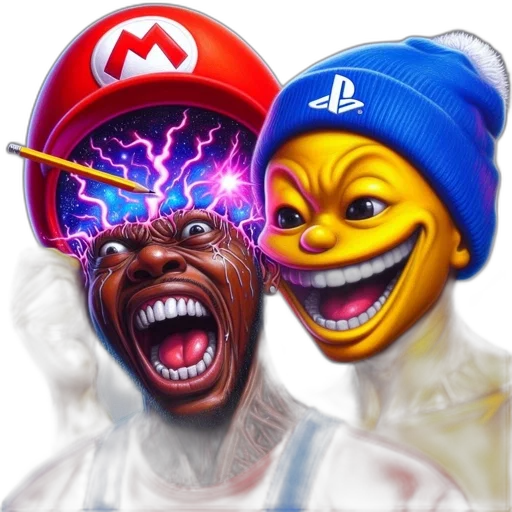 hat, mask, face, crown, concept art, 3d render, photorealistic, pixel art transparent PNG cut-out