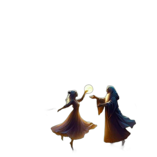 dress, umbrella, staff, bottle, concept art, pixel art, fantasy art, 3d render transparent PNG cut-out