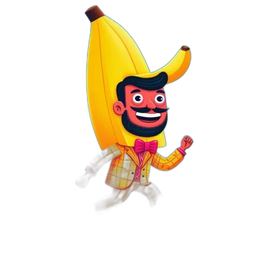 animal, food, mask, staff, 3d render, concept art, photorealistic, cartoon transparent PNG cut-out