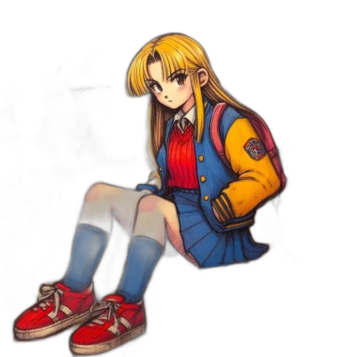 jacket, shoes, dress, robot, anime, pixel art, concept art, cartoon transparent PNG cut-out